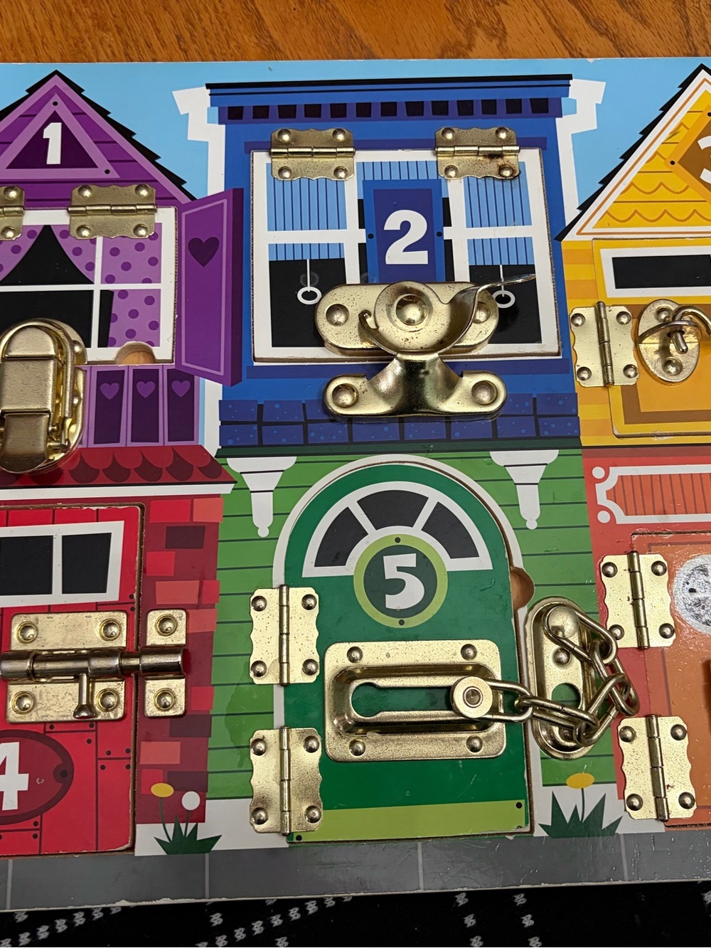 Melissa & Doug Latches Wooden Activity Board